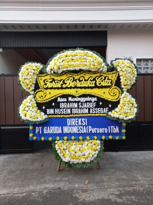 Papan Bunga Duka di Meliau