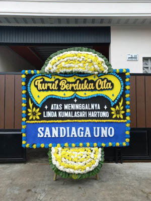 Papan Bunga Duka di Meliau